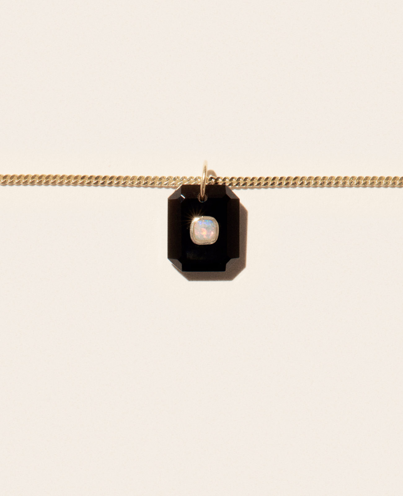 Collier Pascale Monvoisin Anton n•1 onyx noire