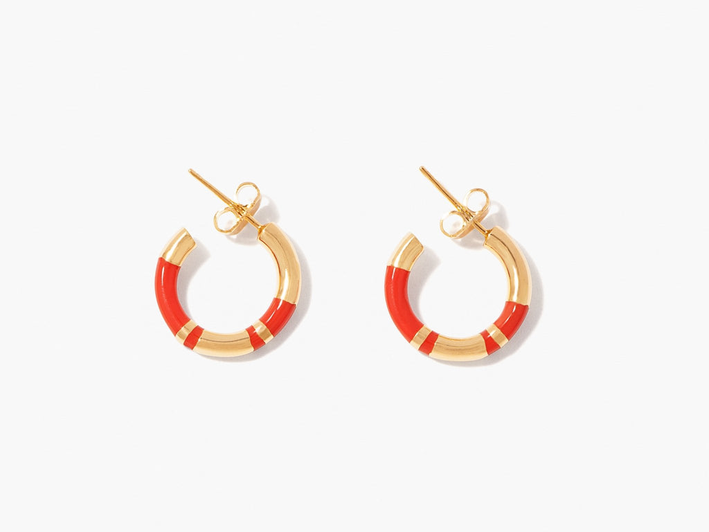 Boucles d'oreilles Positano rouge - Tandem