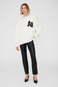 Sweat Anine Bing oversized Miles Letterman - Tandem