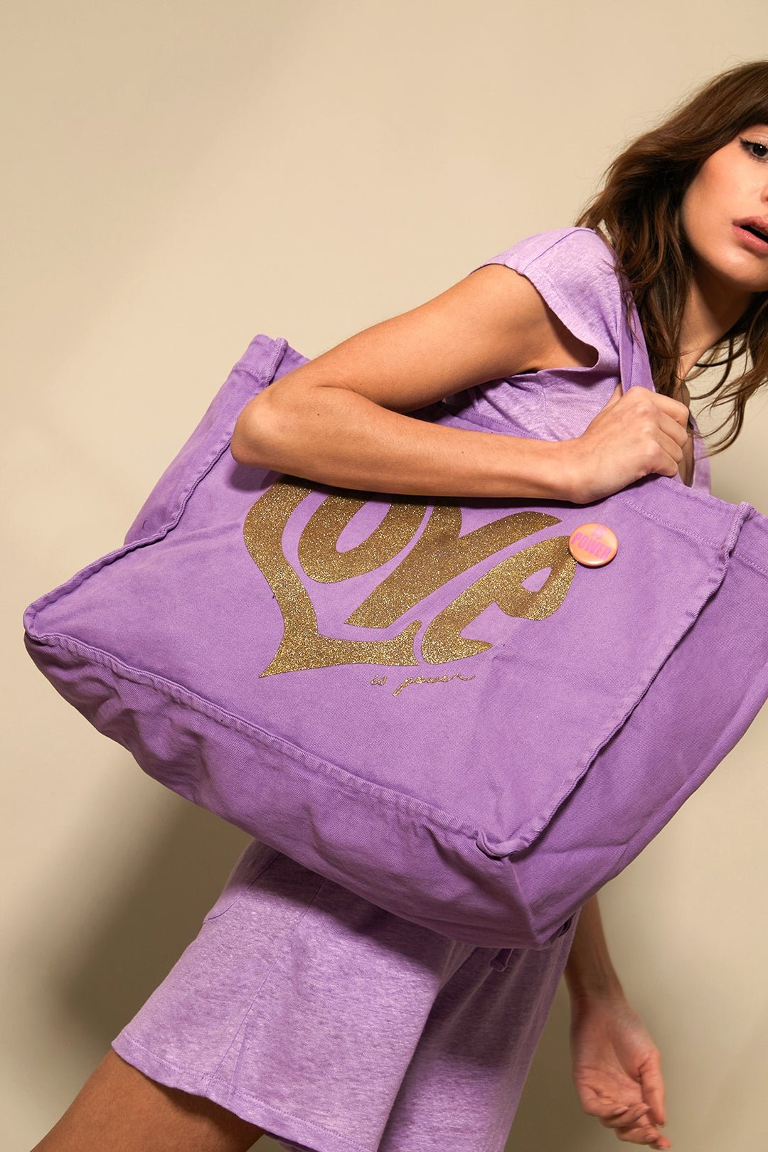 Tote Bag One Tee violet - Tandem