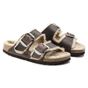 Sandale Birkenstock Arizona Huilée Marron - Tandem