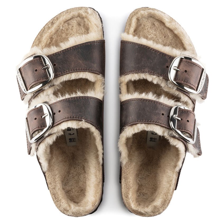 Sandale Birkenstock Arizona Huilée Marron - Tandem