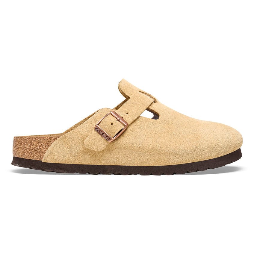 Sabot Birkenstock Boston suède latte - Tandem