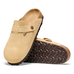 Sabot Birkenstock Boston suède latte