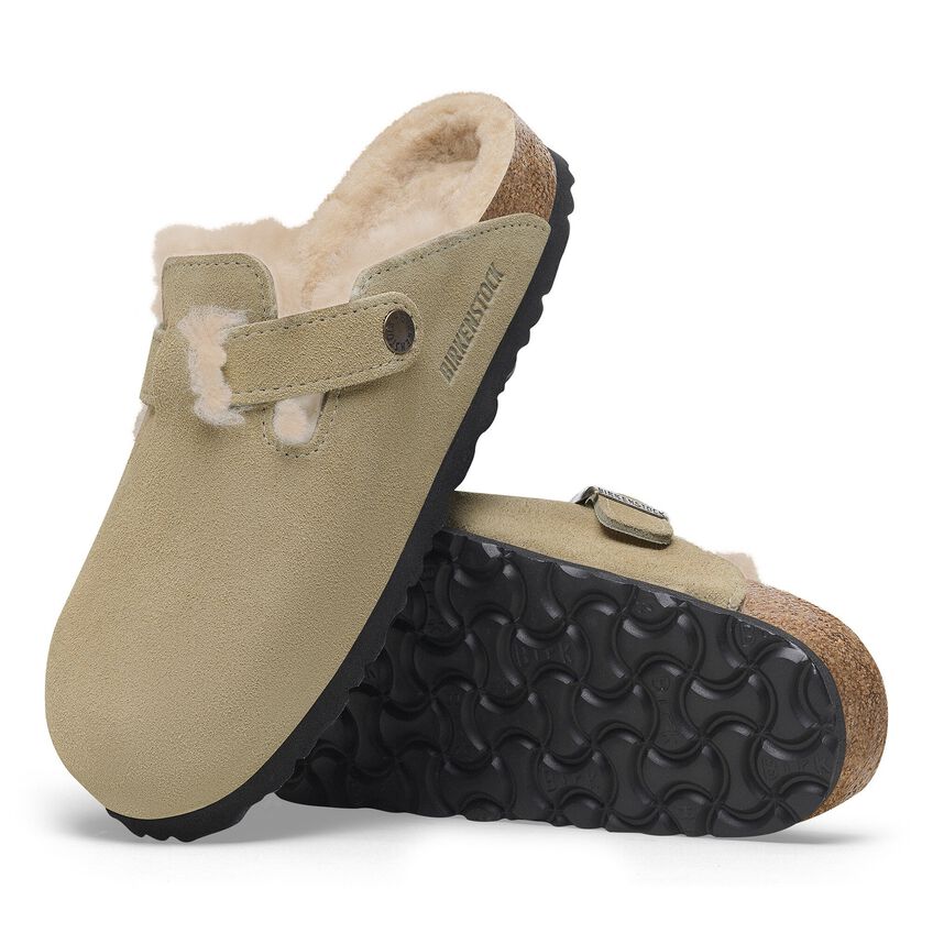 Sabot Birkenstock Boston fourrure - Tandem