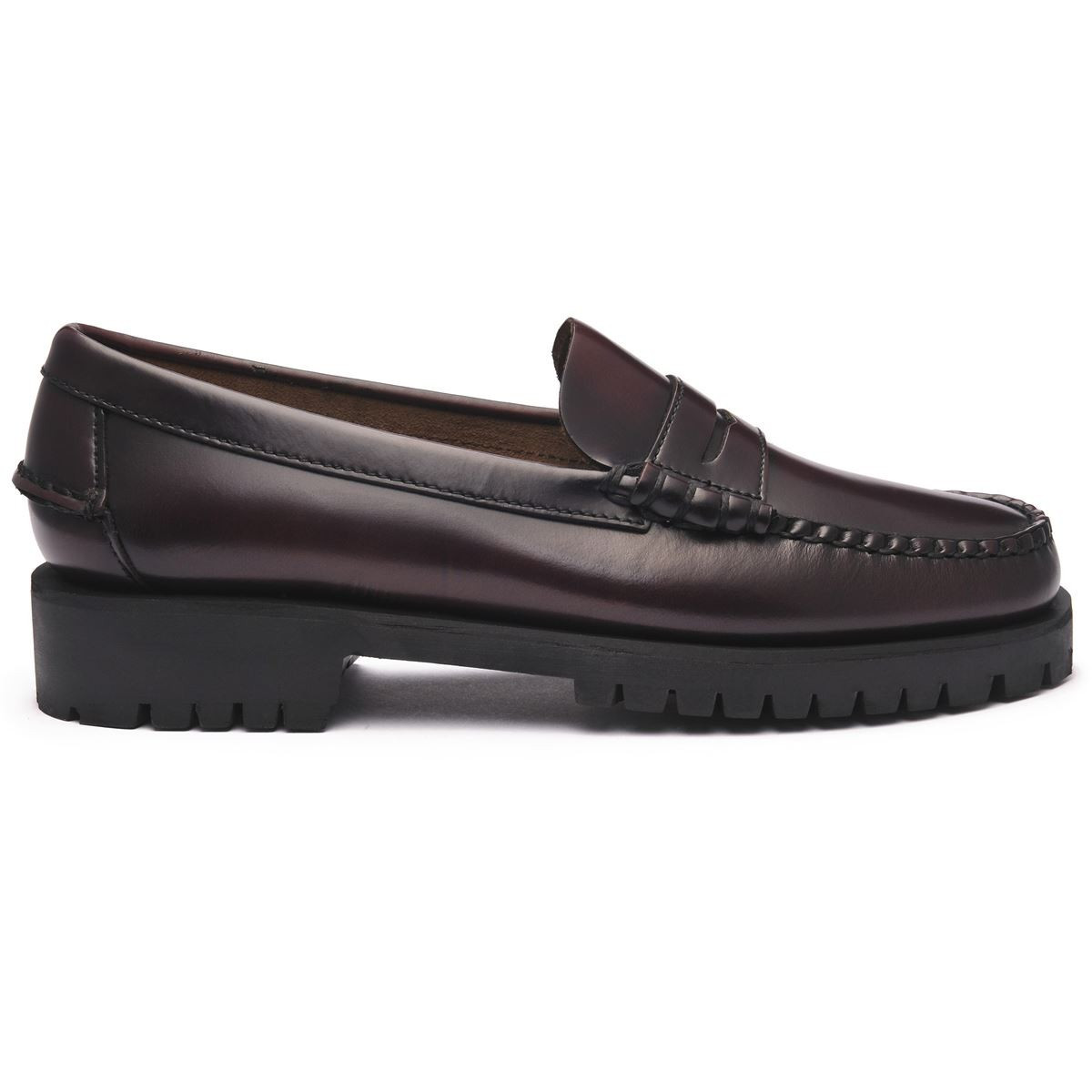 Mocassins Sebago Dan Lug Beown Burgundy