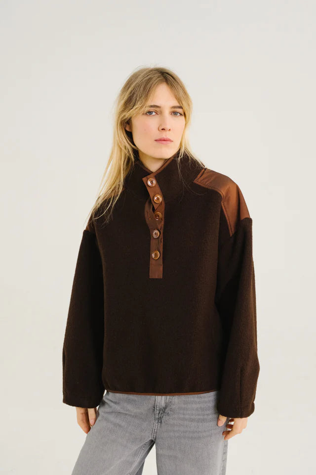 Veste Sacrécoeur Jaya brownie