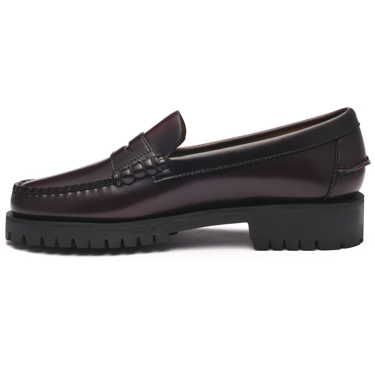 Mocassins Sebago Dan Lug Beown Burgundy