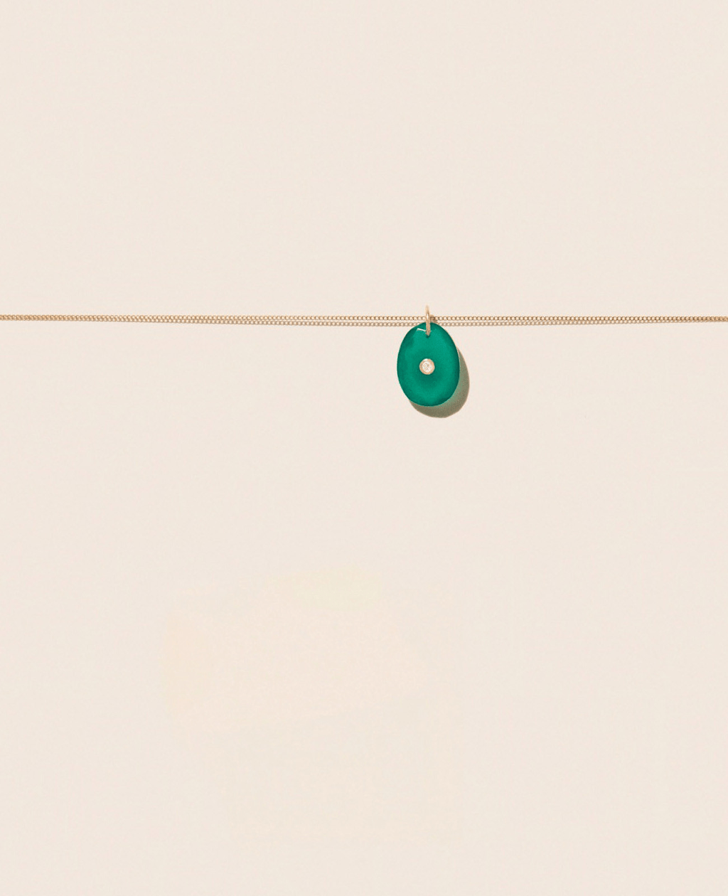 Collier Pascale Monvoisin Orso onyx vert - Tandem