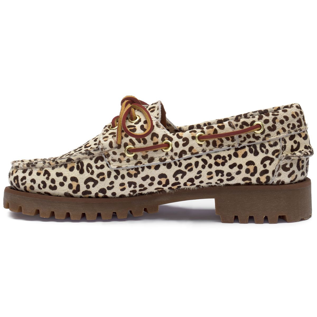 Mocassins Sebago ranger léopard