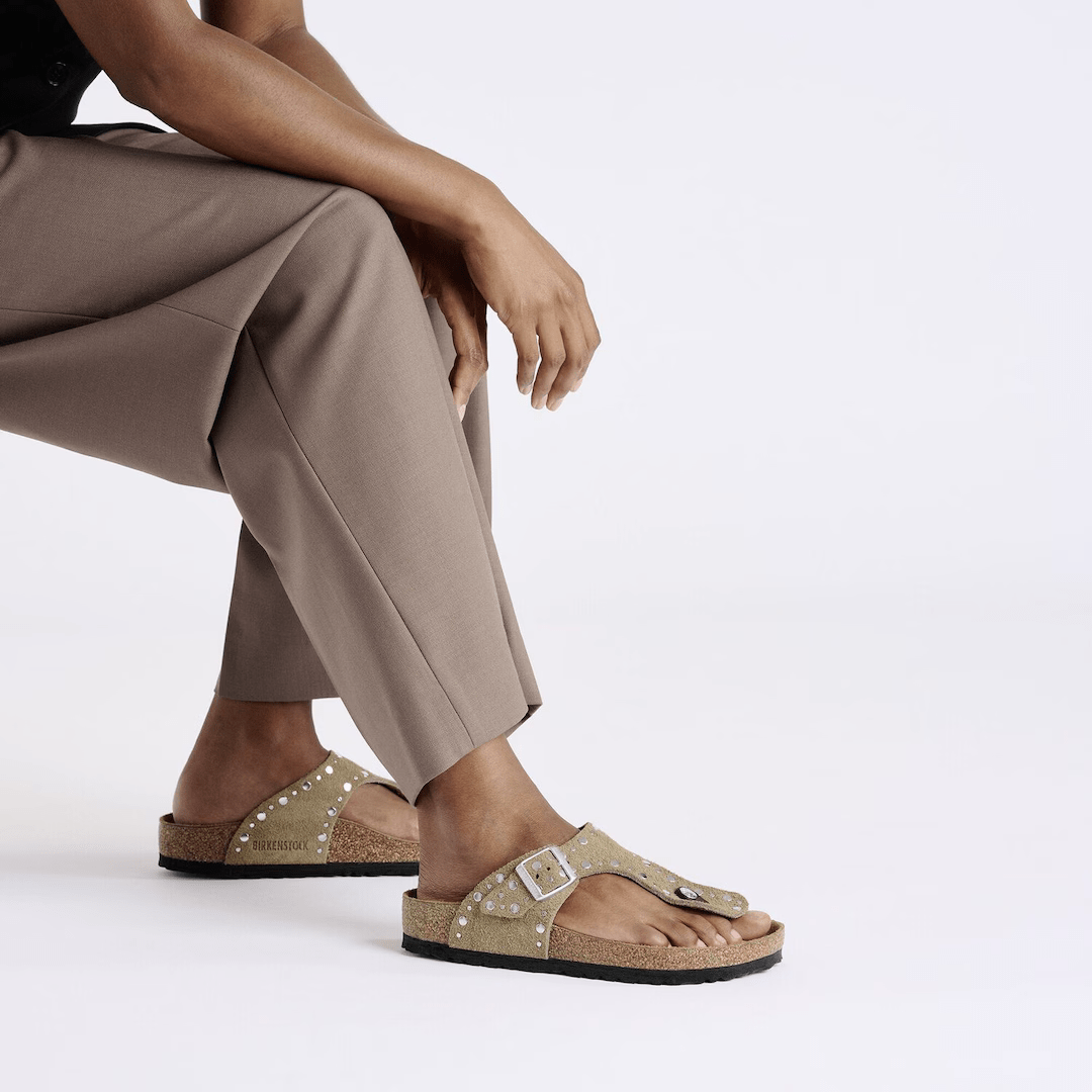 Sandales Birkenstock Gizeh taupe - Tandem