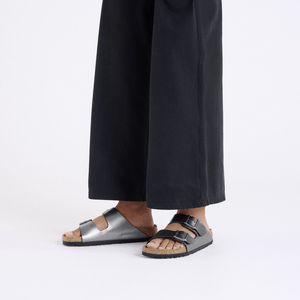 Sandales Birkenstock Arizona Metallic Black - Tandem