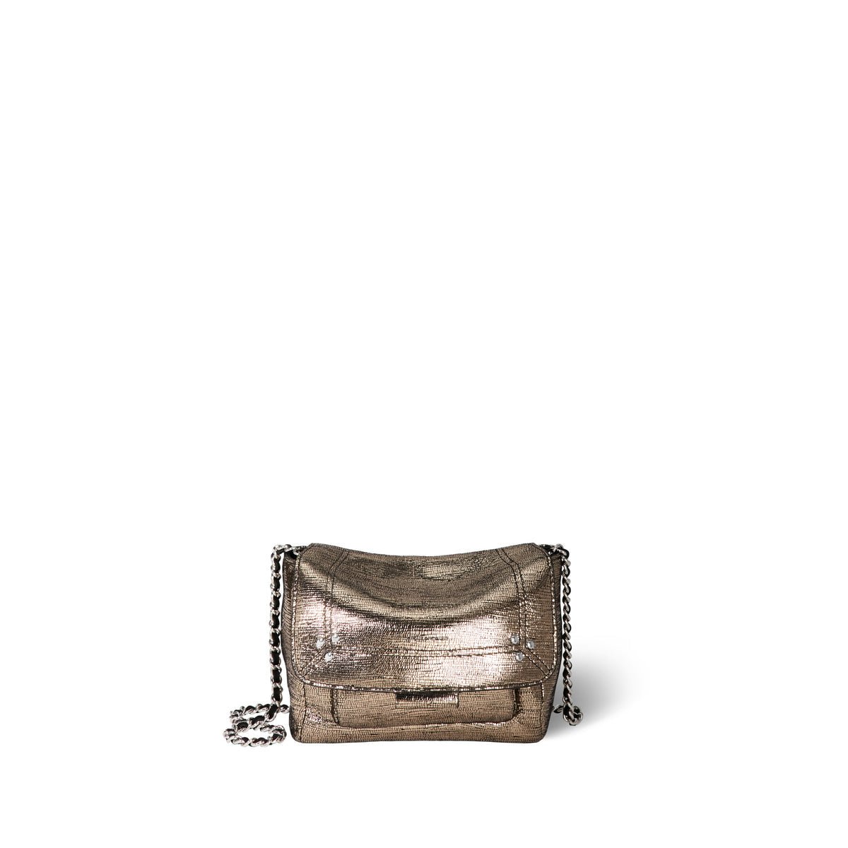 Sac Jérôme Dreyfuss LuluS lame champagne - Tandem