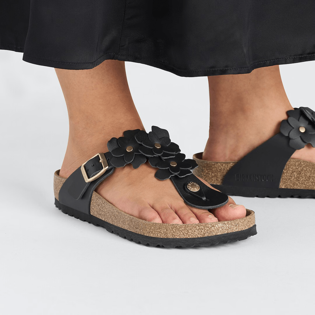 Sandales Birkenstock Gizeh fleurs - Tandem