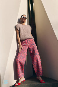 Pantalon by-bar Lew red