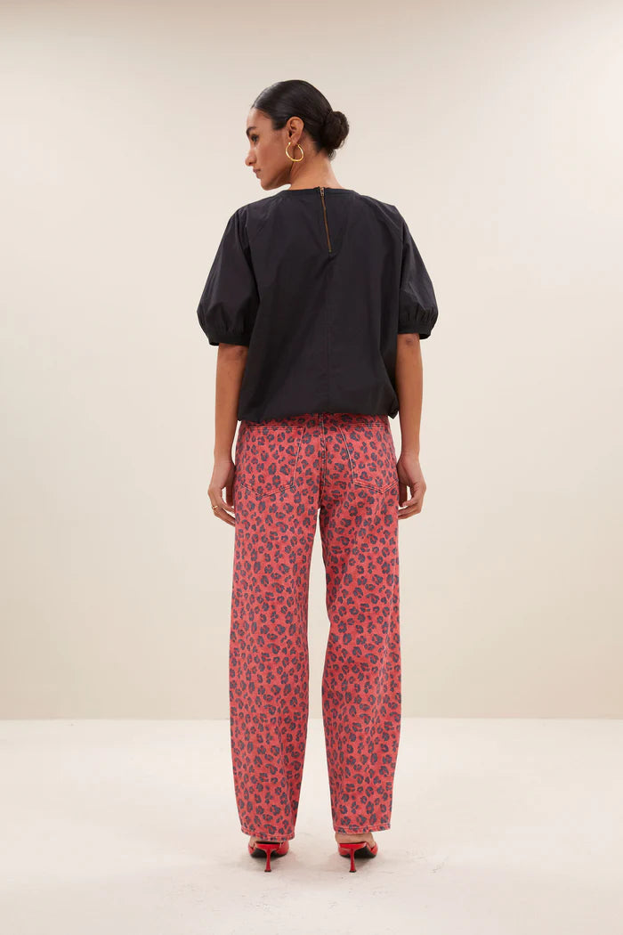 Pantalon by-bar Lew red