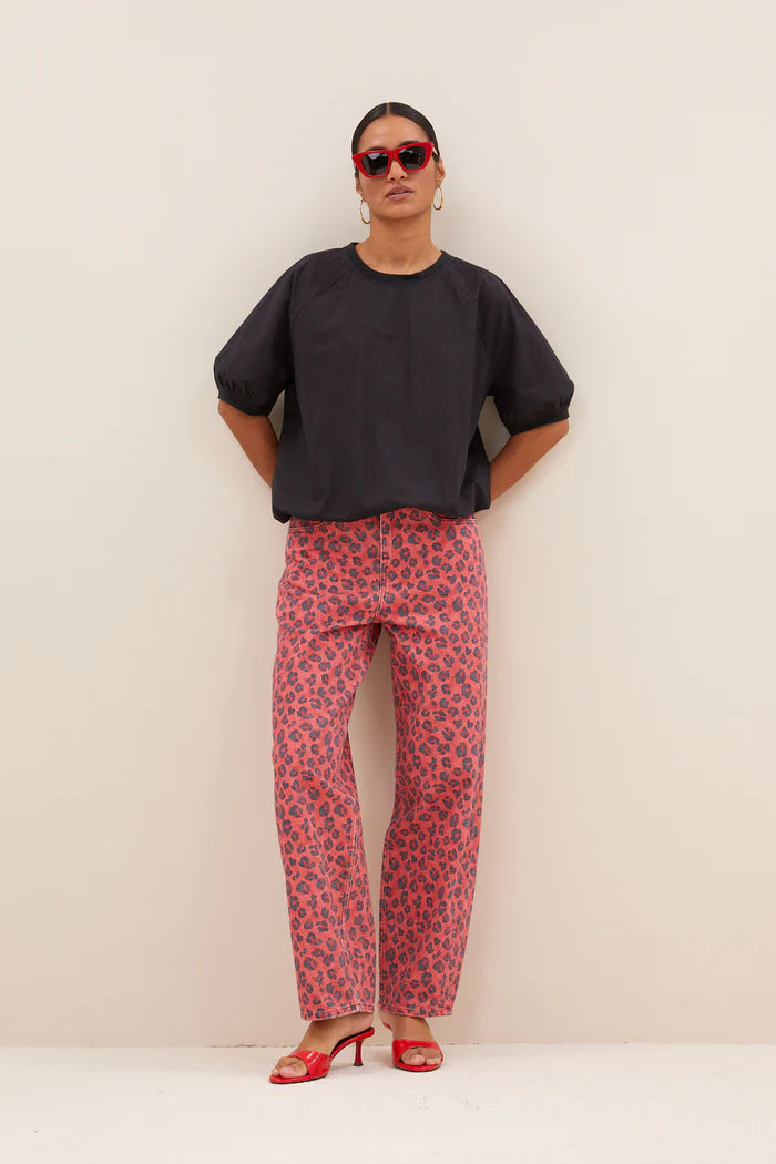 Pantalon by-bar Lew red