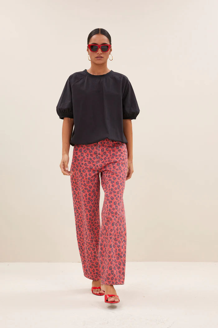 Pantalon by-bar Lew red