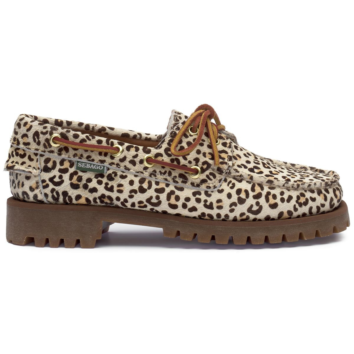 Mocassins Sebago ranger léopard