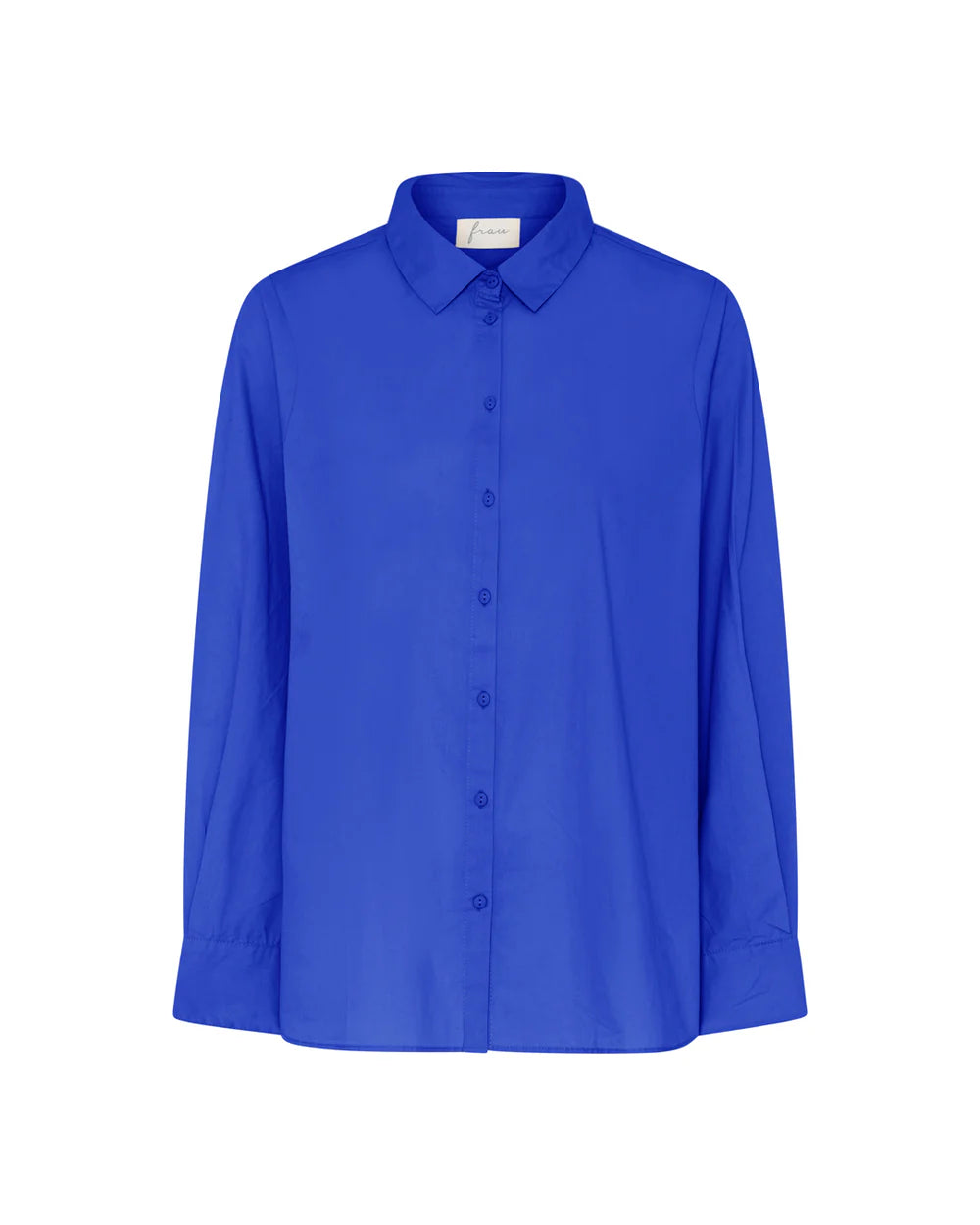 Chemise Frau Dhaka bleu