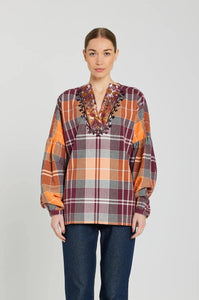 Blouse V de vinster Mia