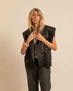 Veste Aokyanos Brooklyn irisé noir