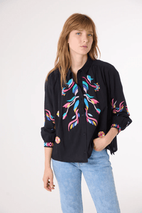 Chemise Sacrécoeur Ali blossom black - Tandem