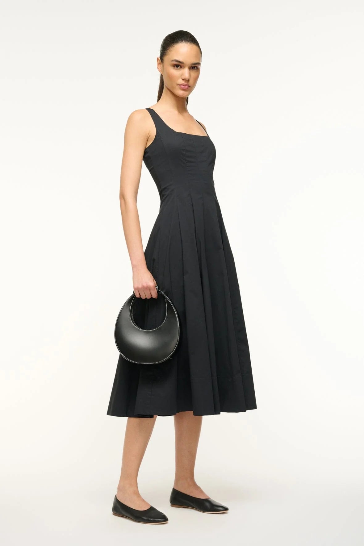 Sac Staud Mini Moon noir - Tandem