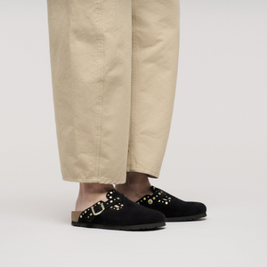 Sabot Birkenstock Boston Rivet noir