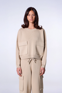 Pull Gertrude Chandler daim