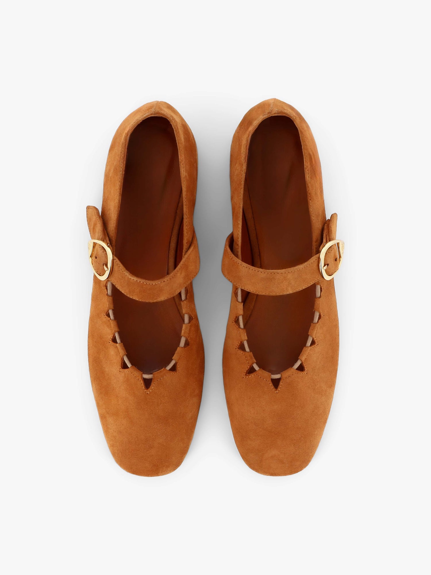 Ballerine Socque Ginger Camel