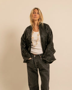 Veste Aokyanos Chicago irisé noir