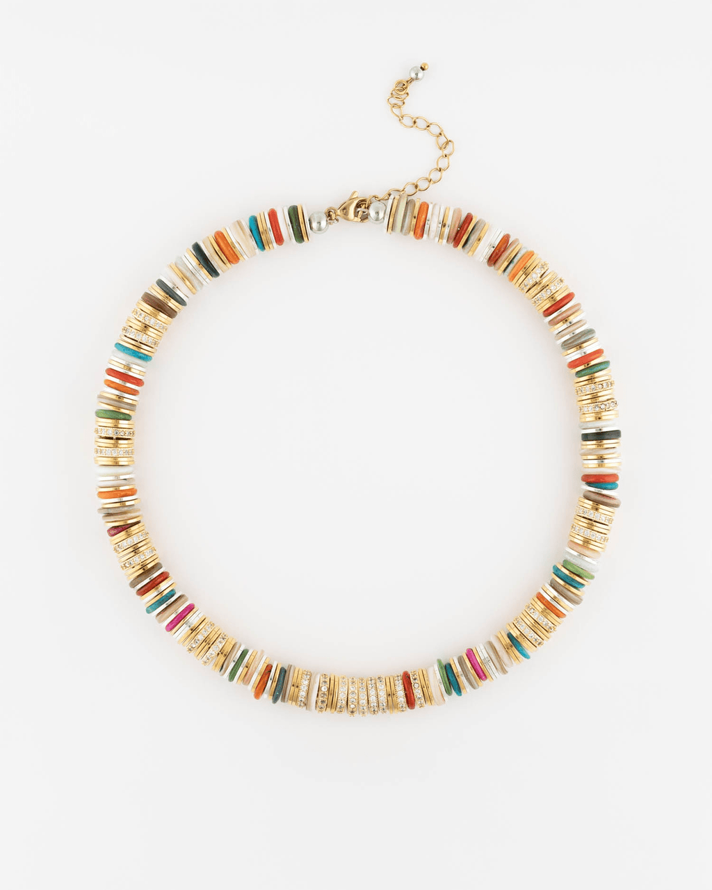 Collier Sygal Rondelles multicolores - Tandem