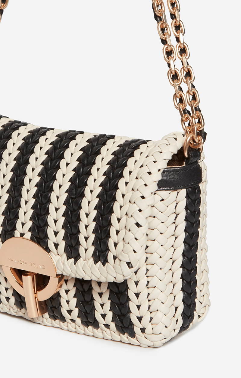 Sac Vanessa Bruno Moon cuir tressé - Tandem