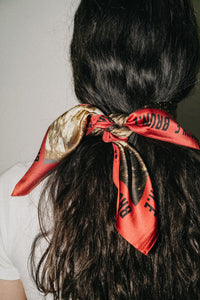 Carré Les Petits Foulards Brune