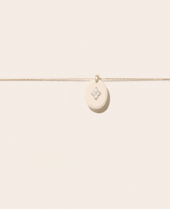 Collier Pascale Monvoisin Gina blanc - Tandem