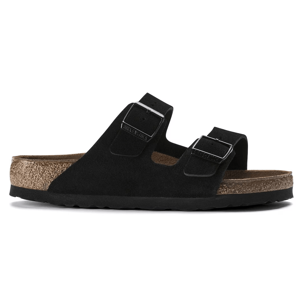 Sandales Birkenstock Arizona suède noir - Tandem