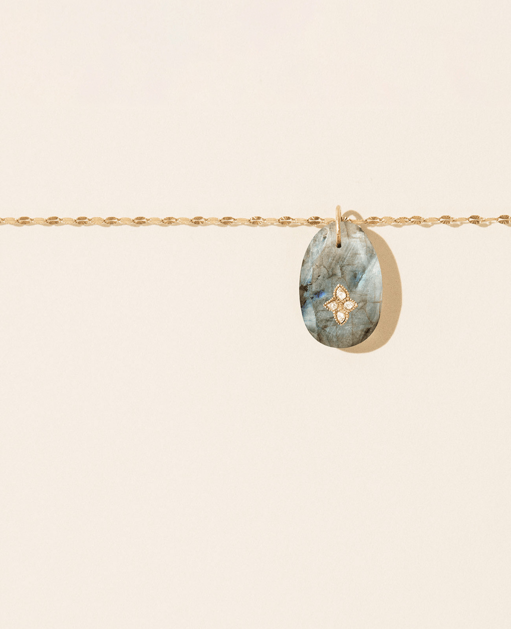 Collier Pascale Monvoisin Gaia labradorite - Tandem