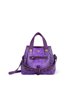 Sac Jérôme Dreyfuss Billy Nano python violet