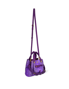 Sac Jérôme Dreyfuss Billy Nano python violet