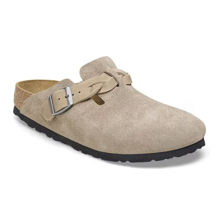 Sabot Birkenstock Boston Braided Taupe - Tandem