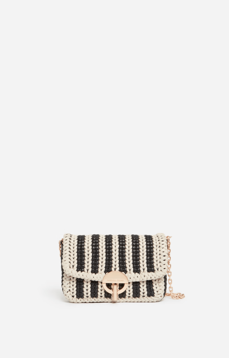 Sac Vanessa Bruno Moon cuir tressé - Tandem