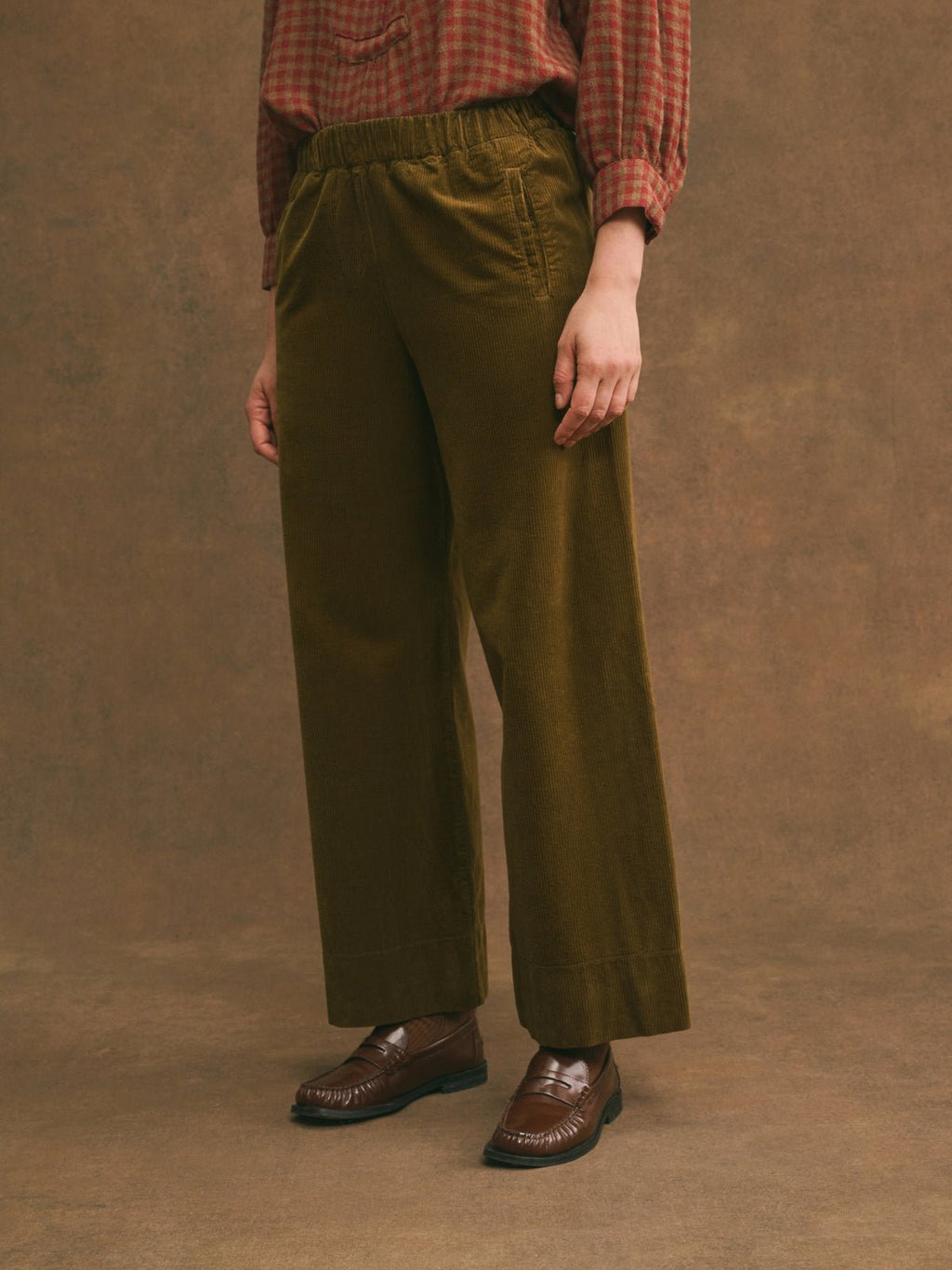 Pantalon HOD Jimmy velours bronze - Tandem