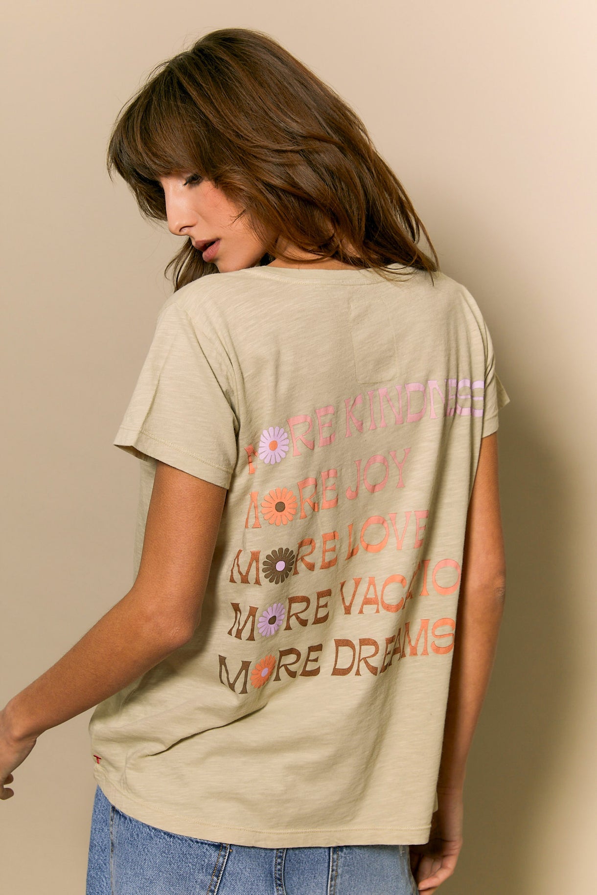 T-shirt One Tee Mary taupe