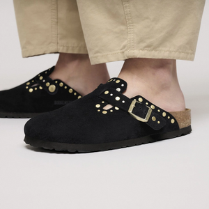 Sabot Birkenstock Boston Rivet noir