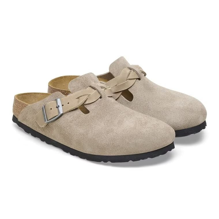 Sabot Birkenstock Boston Braided Taupe - Tandem