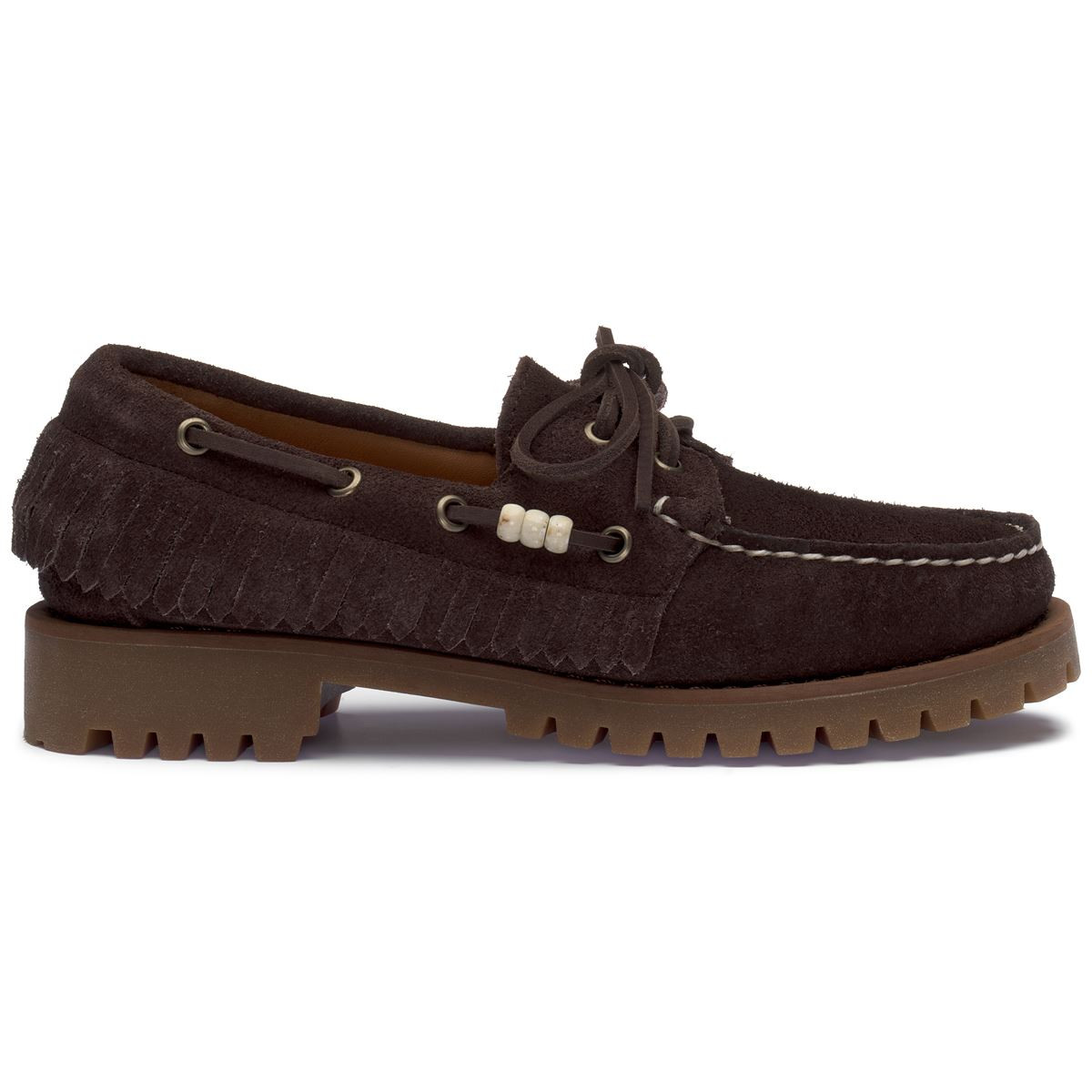 Mocassins Sebago Ranger Suède franges moka