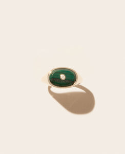 Bague Pascale Monvoisin Orsi Malachite - Tandem