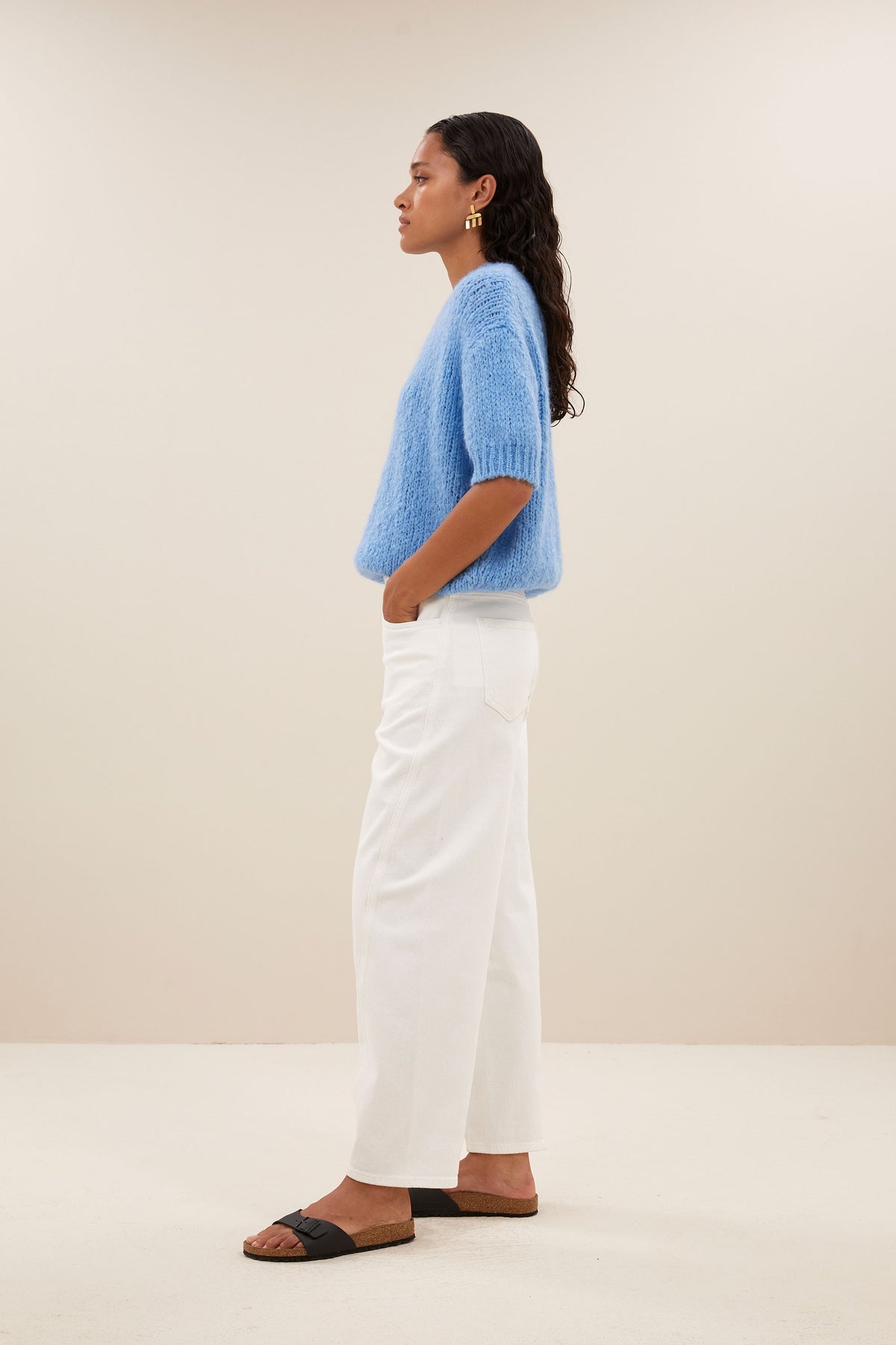Pantalon by - bat Begum blanc - Tandem