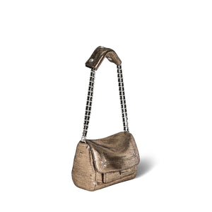 Sac Jérôme Dreyfuss LuluS lame champagne - Tandem
